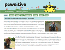 Tablet Screenshot of pawsitive.co.uk